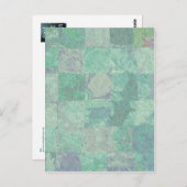 パッチワーク背景はがき ポストカード (正面/裏面)