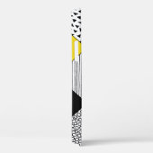 パッチワーク背景：鳥、水玉模様。 Case-Mate iPhoneケース (裏面 / 右)