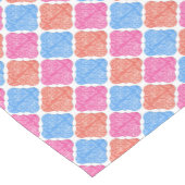 パッチワーク華美ダイヤモンドのパターン ショートテーブルランナー (コーナー)