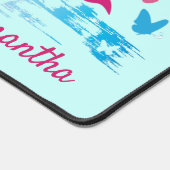 パッチワーク蝶デザインデスクマット デスクマット (コーナー)