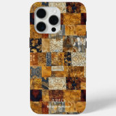 パッチワーク融合調和素朴 – アモダンート Case-Mate iPhoneケース (裏面)