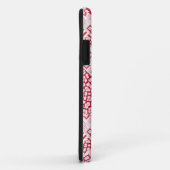 パッチワーク赤と白素朴 Case-Mate iPhoneケース (裏面/右)