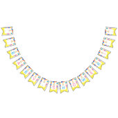 パッチワーク金ゴールドベア赤ちゃんシャワー バンティングフラッグ (全)