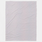 パッチワーク韓国国旗のパターン フリースブランケット (正面)