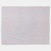 パッチワーク韓国国旗のパターン フリースブランケット (正面(横))