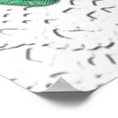 パッチワーク「おばあちゃん」レース ポスター (角)