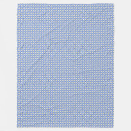 パッチワーク・ウルグアイ国旗のパターン フリースブランケット