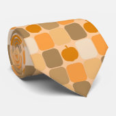 パッチワーク・カボチャ・タイ ネクタイ (ロール)