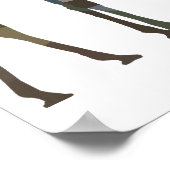 パッチワーク・キリンのポスター ポスター (角)