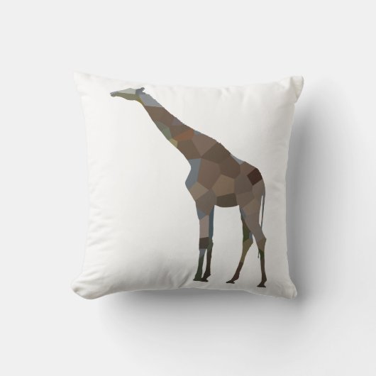 パッチワーク・キリン クッション (正面)