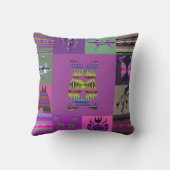 パッチワーク クッション (裏面)