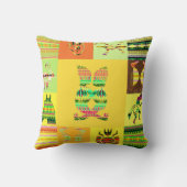 パッチワーク クッション (裏面)