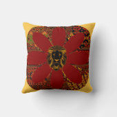 パッチワーク クッション (裏面)