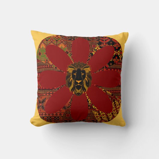 パッチワーク クッション (正面)