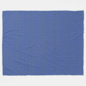 パッチワーク・コソボ国旗の模様 フリースブランケット (正面(横))