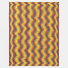 パッチワーク・コロンビア国旗のパターン フリースブランケット