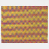 パッチワーク・コロンビア国旗のパターン フリースブランケット (正面(横))