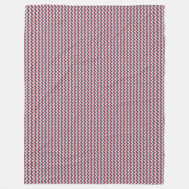 パッチワーク・セルビア国旗のパターン フリースブランケット