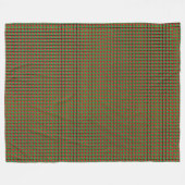 パッチワーク・セントクリストファー・ネイビス国旗のパターン フリースブランケット (正面(横))