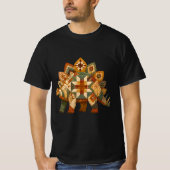 パッチワーク・トリケラトプス Tシャツ (正面)