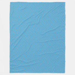 パッチワーク・ニカラグア国旗のパターン フリースブランケット