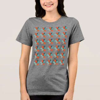 パッチワーク フラワー トライブレンドTシャツ