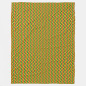 パッチワーク・ボリビア国旗のパターン フリースブランケット (正面)