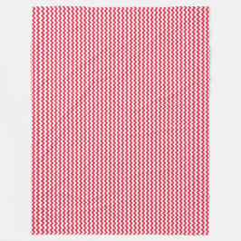 パッチワーク・ポーランド国旗のパターン フリースブランケット