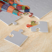 パッチワーク·ライオン ジグソーパズル (側面)