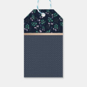 パッチワーク、レトロ ギフトタグ (裏面)