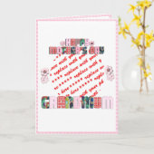 パッチワーク「祖母」母の日の写真フレーム カード (黄色い花)