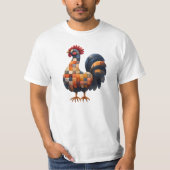 パッチワークCockerel Tシャツ (正面)
