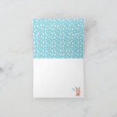 パッチワークHippo Blueありがとう サンキューカード (内部)