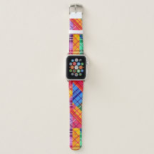 パッチワークPlaid Apple Watch Band