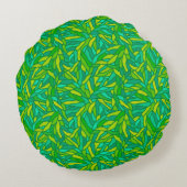 パッチワ葉ーク ラウンドクッション (裏面)