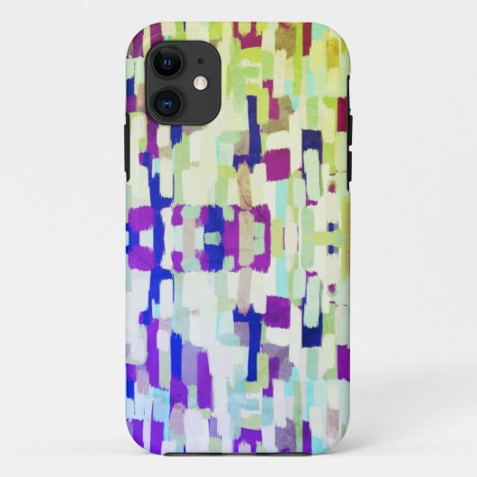 パッチー色の抽象芸術ケースメイトiPhoneケース Case-Mate iPhoneケース (裏面)