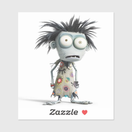 パッチーLuna – ヒッピー・ゾンビガール シール (シート)