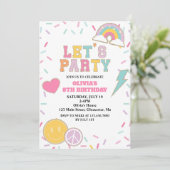 パッチ名門私立校風の誕生日 招待状 (スタンド正面)