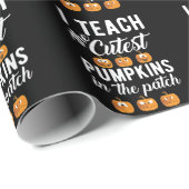 パッチ教えで最も可愛いカボチャ ラッピングペーパー (ロールコーナー)