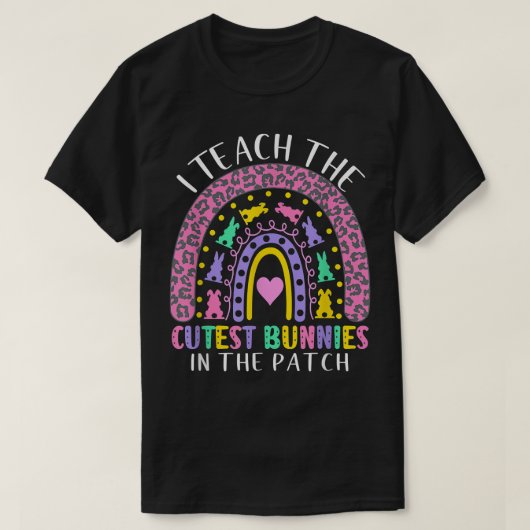 パッチ教え先生Eaで最も可愛いバニー Tシャツ (デザイン正面)