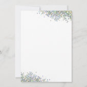 パッチ文字多様性ファッション名門私立校風の10代の誕生日 招待状 (裏面)