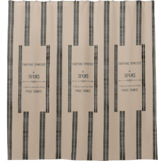 パッチ状フランスの穀物袋Dkシャワーカーテン シャワーカーテン