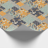 パッチ航海の作業 ラッピングペーパー (角)