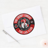 パッチ赤3" ラウンドシール (封筒)