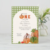 パッチ1日の誕生日で最もカボチャ 招待状 (スタンド正面)