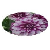 パッチDahlia、紫素晴らしの花 カッティングボード (角)