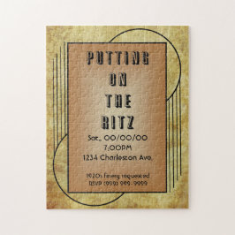 パッティングオンザリッツ招待状 ジグソーパズル