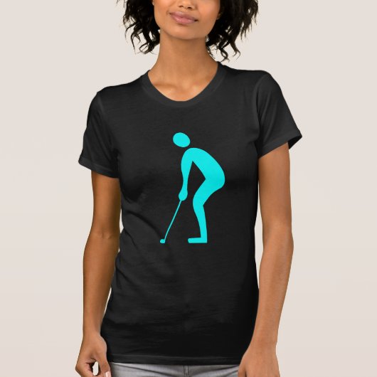パッティング – シアン Tシャツ (正面)