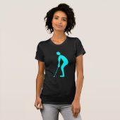 パッティング – シアン Tシャツ (正面フル)