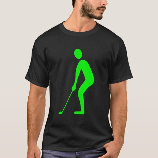 パッティング – 緑 Tシャツ (正面)